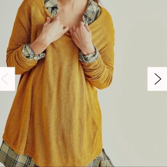 Free People Beach | julianna tunic in golden syrup - Picture 1 of 5